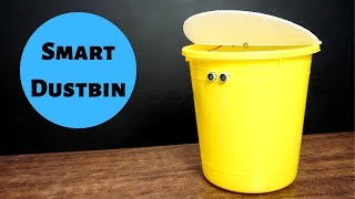 How to make Smart Dustbin with Arduino  Arduino Project [upl. by Reldnahc233]