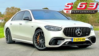 2024 MercedesAMG S63 V8 BiTurbo  REVIEW on Autobahn [upl. by Langan116]