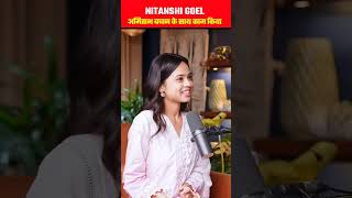 Nitanshi Goel work with Amitabh Bachchan  ft ranveerallahbadia shorts ytshorts [upl. by Ihcekn]