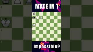 IMPOSSIBLE mate in 1 [upl. by Esorylime229]