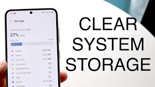 How To Clear System Storage On Android Phone 2023 [upl. by Nnaharas]