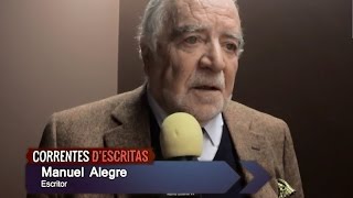 Correntes dEscritas 2016 Entrevista ao Escritor Manuel Alegre [upl. by Yotal]