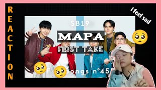 SB19  MAPA  THE FIRST TAKE REACTION  Janeth Abarientos [upl. by Ahser]