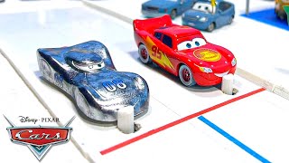 Lightning McQueen Challenges Racers at Salt Flats  Pixar Cars [upl. by Llerroj]