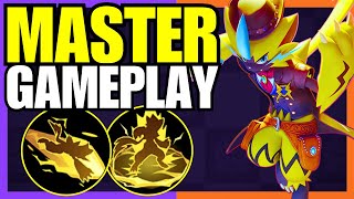 Zeraora Master Rank Battle Electrifying Pokemon Unite Gameplay [upl. by Maegan]