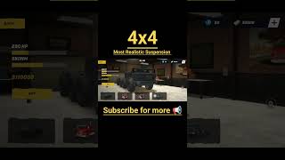 OffRoad 4x4 Vehicle Realistic Suspension  shorts viralshorts shortvideos viralvideo 4x4 [upl. by Anaihsat]