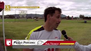 Entrenamiento Pablo Peirano  09022016 [upl. by Karin]