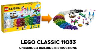 Lego classic 11033 ideas Unboxing and Building instructions [upl. by Sup]