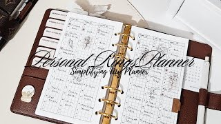 Personal Rings Planner Simplifying My Planner [upl. by Nnyleuqcaj598]