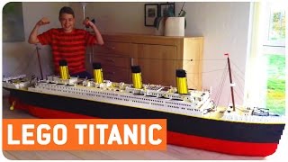 INSANE LEGO Titanic Build 30000 Bricks🧱🧱🧱 [upl. by Edita]