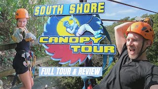 South Shore Canopy Tour Review  Is It Worth It  Zipline Cruise Excursion  Roatan Honduras [upl. by Seiuqram]