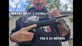 Zoraki HP 012 Ultra en 55 tir à 25 mètres 🤟🏻😎airgun zoraki tirsportif standdetir [upl. by Ahsrop]