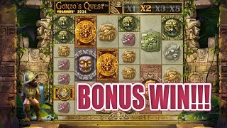 Gonzos Quest MWs  Bonus Win [upl. by Areema]