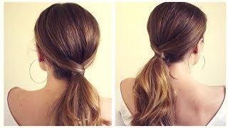 Simple Elegant Ponytail Tutorial [upl. by Nidroj]