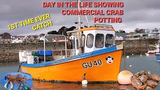 DAY IN THE LIFE COMMERCIAL CRAB POTTING  SURPRISE 1ST TIME CATCH  viral fishing suprise [upl. by Nitsraek]