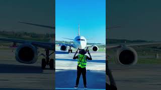 Process of an Air Traffic Controller Guiding an Aircraft to a Precise Stop [upl. by Atinihc]