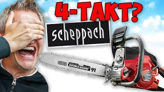 CHINA SCHROTT SCHEPPACH 4TAKT KETTENSÄGE TEST  WERKZEUG NEWS 288 [upl. by Pihc16]