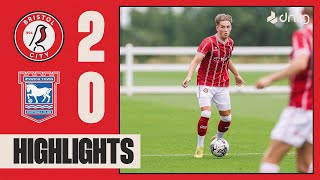 Leeson amp Pearson score for Young Robins  Bristol City U21 20 Ipswich Town  Highlights [upl. by Volnay]