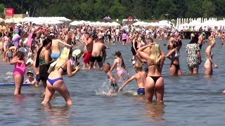 Sopot plaża 25062023 gorący początek wakacji [upl. by Mukul]