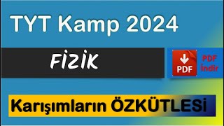 Karışımların ÖZKÜTLESİ  TYT Kamp 2024  PDF [upl. by Kimbell232]