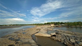 Sanford Dam 1 Week After May 19th 2020 Flood FPV Drone Footage [upl. by Dallon928]