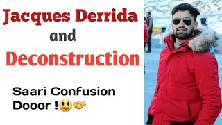 Derrida and Deconstruction  No More Confusion among his Major IdeasTerms  Lecture 2 [upl. by Esilrac]