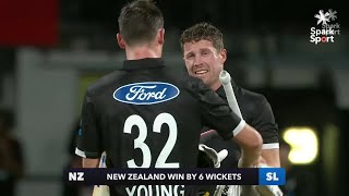 Exciting chase in series decider  ODI 3 HIGHLIGHTS  BLACKCAPS v Sri Lanka  Seddon Park [upl. by Perce671]