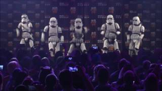 Boogie Storm Give It The Full Stormtrooper Stomp  MCM London Comic Con [upl. by Cilegna]