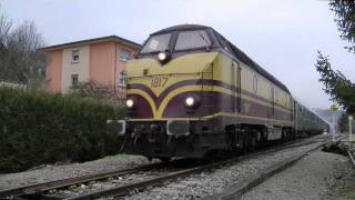 Pendelritten EttelbruckBissen met CFL 5519 en CFLcargo 1817  29 januari 2012 [upl. by Aselehc]