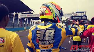 ARRC Sentul Round 5 2018 Race 1 UnderBone 150CC Agung Didu berhasik merebut posisi terbaik [upl. by Hendry]