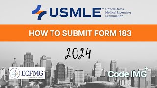 How to Submit Form 183Status Verification  Part 5 USMLEECFMG Application [upl. by Notsirb]