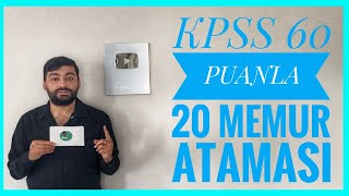 KPSS 60 PUANLA MÃœLAKATSIZ 20 MEMUR ALIMI TARSUS ÃœNÄ°VERSÄ°TESÄ° PERSONEL ALIMI ONLÄ°NE BAÅVURU [upl. by Ayrolg679]