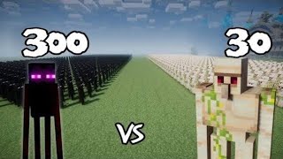 فلم ماين كرافتهجوم الأيرون غولم ضد الأندرمانالنتيجة حاسمةMinecraft iron golem vs enderman [upl. by Sedinoel]