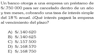 REGLA DE INTERES SIMPLE EJERCICIO RESUELTO [upl. by Smada]