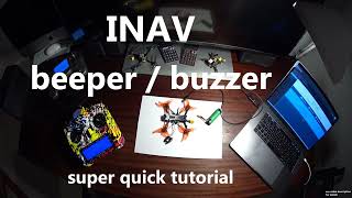 INAV  beeper buzzer configuration  super quick tutorial  hardware esc dshot setup rxset [upl. by Weyermann]