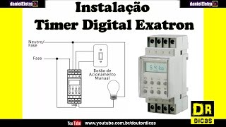 Instalação Timer Digital Temporizador Exatron  Doutor Dicas [upl. by Melisa]