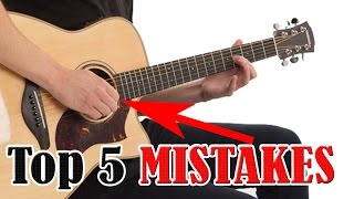 5 Mistakes Beginners Make When Learning Guitar Online [upl. by Hardy]