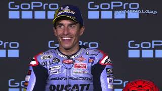 Sunday Press Conference GoPro Grand Prix of Aragon [upl. by Ujawernalo]