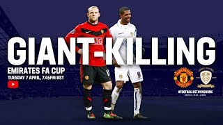 Manchester United 01 Leeds United  Full Match  FA Cup GiantKilling  FA Cup 200910 [upl. by Slavic]