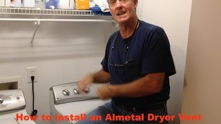 Ray Install Kit Al Metal Dryer Vent [upl. by Birdie]