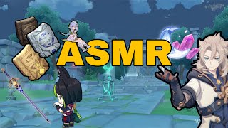 ASMR Genshin Impact Farming for Albedo part 2 Weapon Materials [upl. by Ongun]