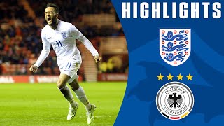 Lingard Redmond and WardProwse Goals Earn Late Win  England U21 32 Germany U21  U21 Highlights [upl. by Alleiram]