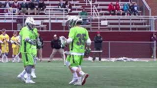 2018 Stevenson Mens Lacrosse Highlights [upl. by Arehahs]