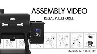 Regal Pellet Smoker Assembly Video  Broil King [upl. by Namrac]