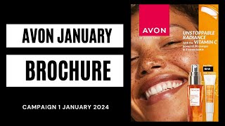 NEW AVON UK JANUARY 2024 BROCHURE Avon brochure [upl. by Marlen]