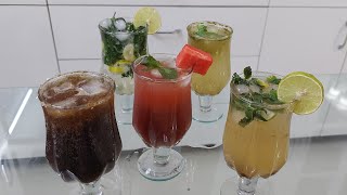 5 Easy amp Quick Summer Drinks  Summer Drinks  Tastes With Suman [upl. by Jaddo]