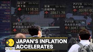 Japan inflation hits over 7year high  Latest World News  Business News  WION [upl. by Elleraj]