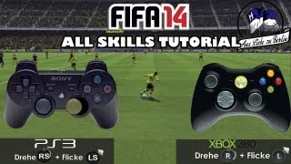 FIFA 14  quotAll Skill Movesquot Tutorial ᴴᴰ  Controller Animation  PS3  XBOX360 [upl. by Isborne]