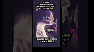 25 weeks baby crying mothers womb pregnancy ultrasound🥲🥲🥲viralvideo trending baby [upl. by Irelav]