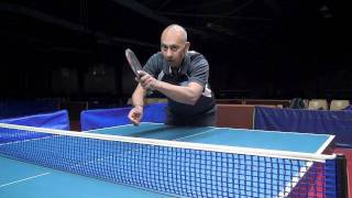 Bat Angle to Nullify Backspin  Table Tennis  PingSkills [upl. by Donny]